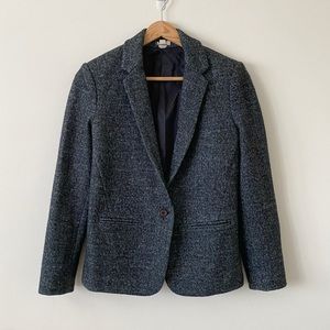 J. Crew Grey Texture Blazer 4 Petite